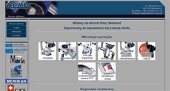 Desktop Screenshot of belamed.com.pl